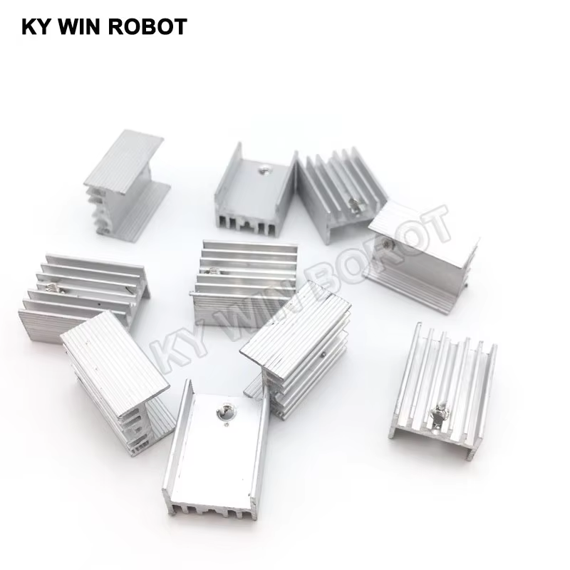 10pcs Aluminium TO-220 Heatsin - Heatsink Aluminum recension och pris